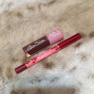 Lime Crime Plushie Liquid Lip and Velvetine Liner